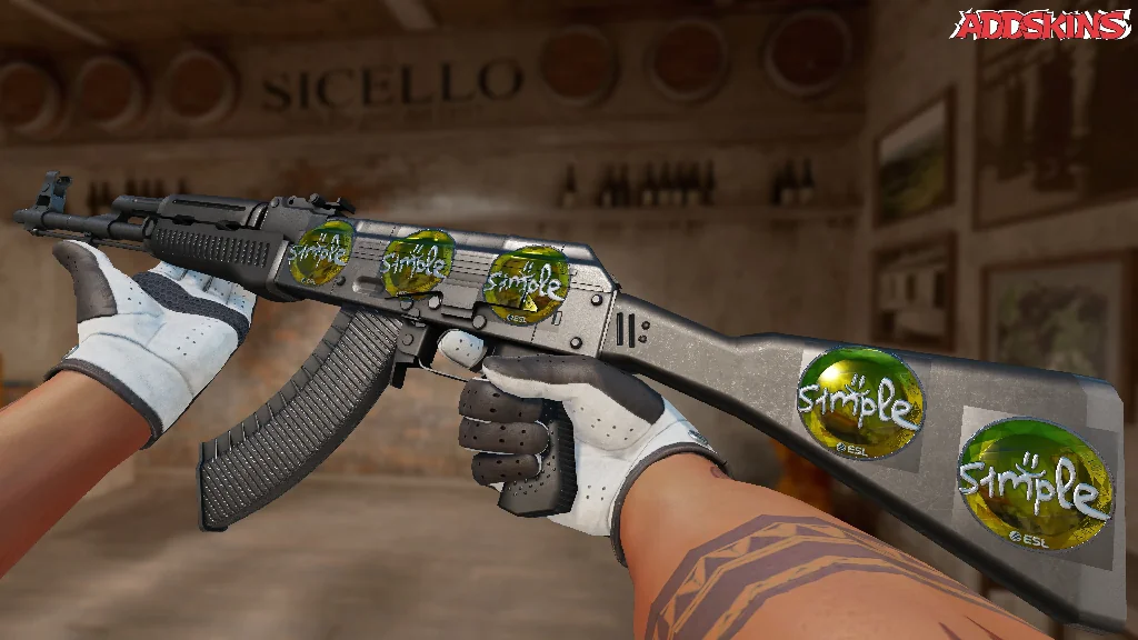 Sticker | s1mple (Foil) | Katowice 2019 inspecting