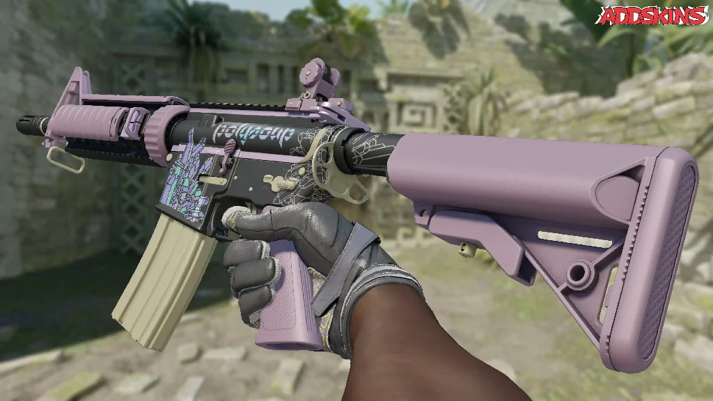 M4A4 | Polysoup inspecting