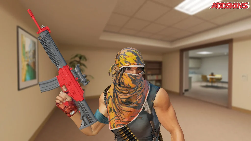 SG 553 | Candy Apple pose-2