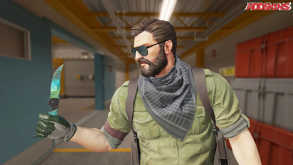 ★ Falchion Knife | Gamma Doppler Phase 4 pose-2