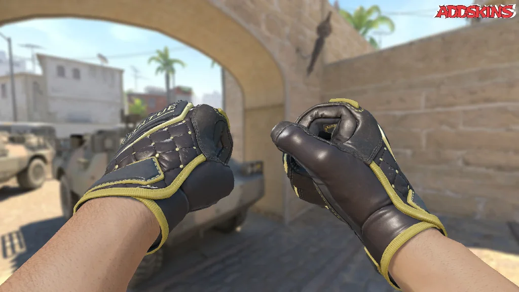 ★ Specialist Gloves | Chocolate Chesterfield holding