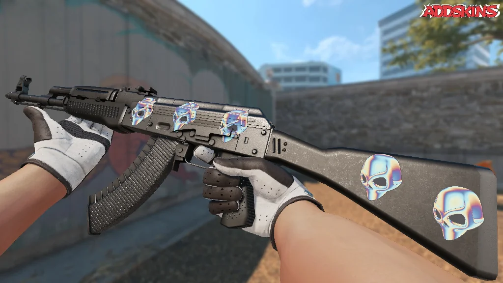Sticker | Chrome Dome (Holo) inspecting