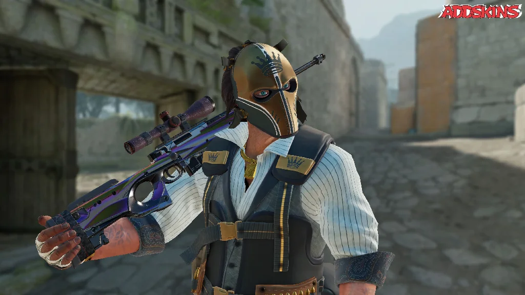 AWP | Chrome Cannon pose-2