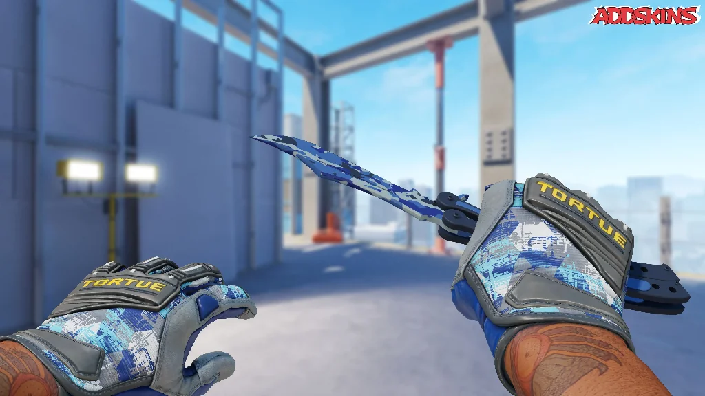 ★ Butterfly Knife | Bright Water holding