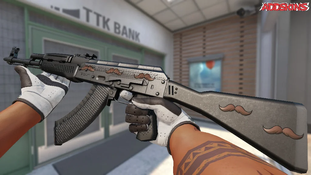 Sticker | Mustachio (Foil) inspecting