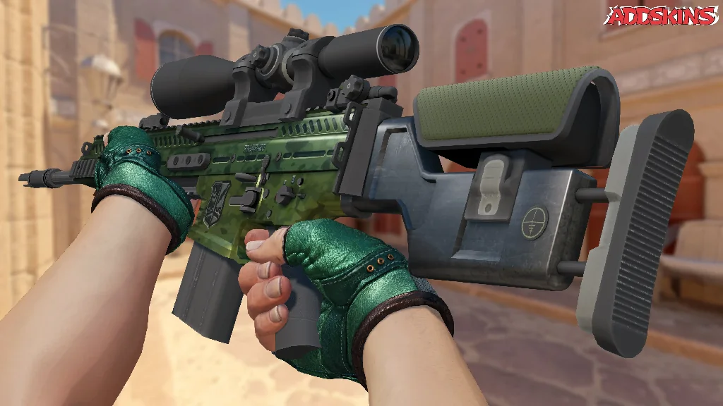SCAR-20 | Green Marine inspecting