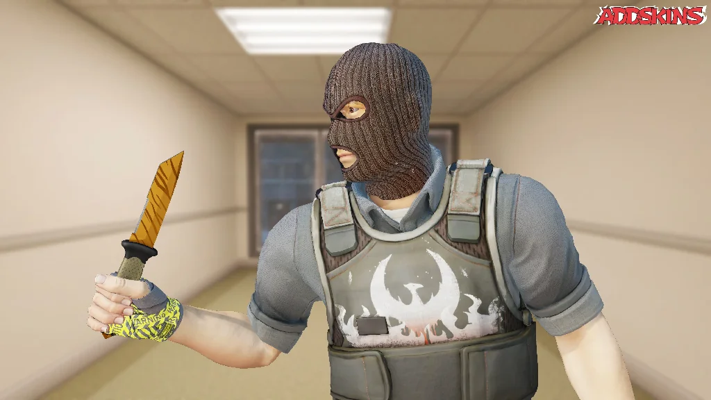 ★ Ursus Knife | Tiger Tooth pose-2