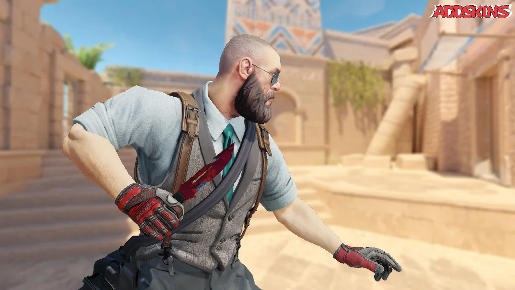 ★ Survival Knife | Doppler Ruby pose-3