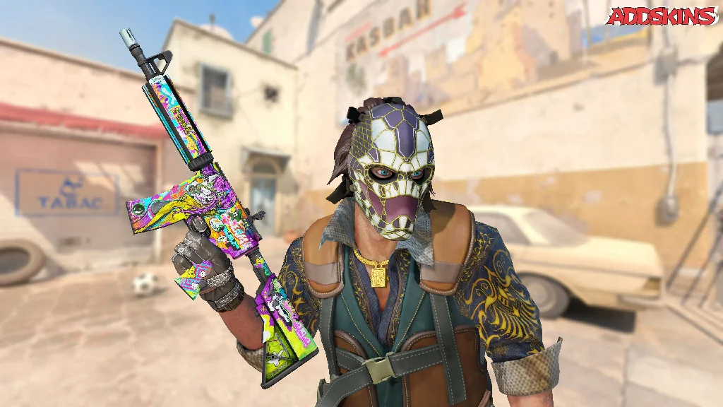M4A4 | In Living Color pose-2