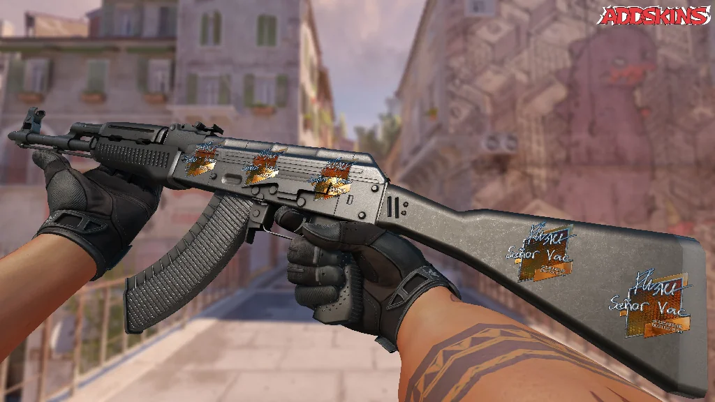 Sticker | flusha (Foil) | Boston 2018 inspecting