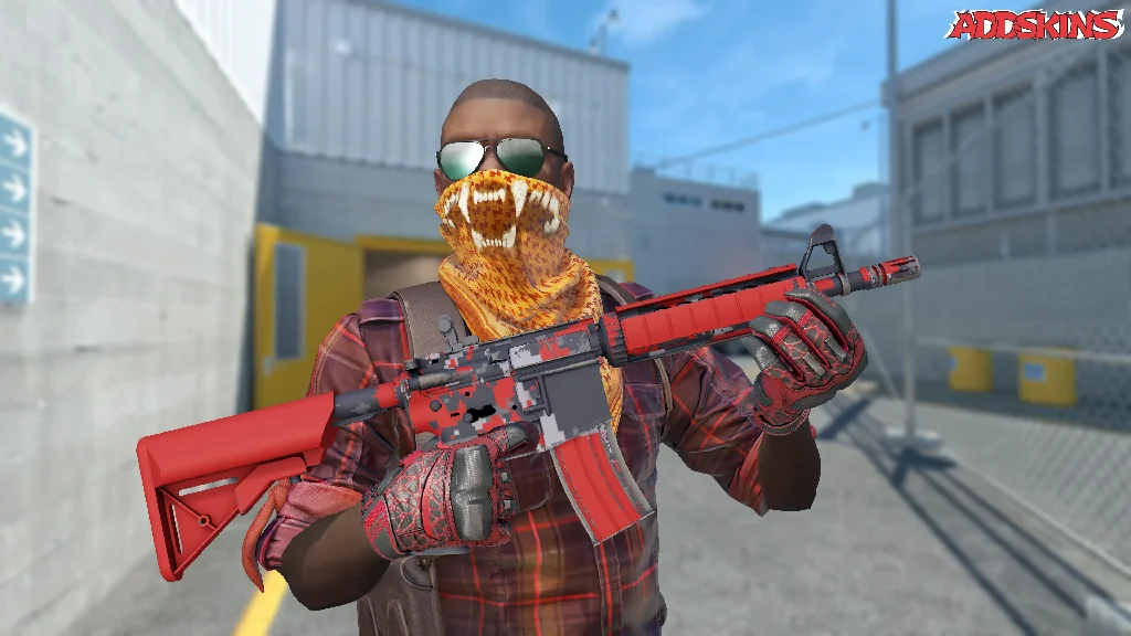 M4A4 | Red DDPAT pose-1