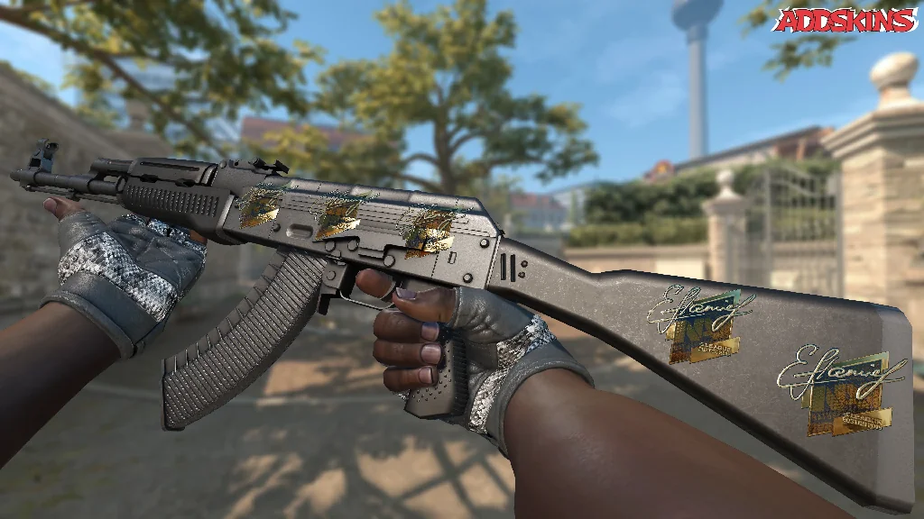 Sticker | flamie (Gold) | Boston 2018 inspecting