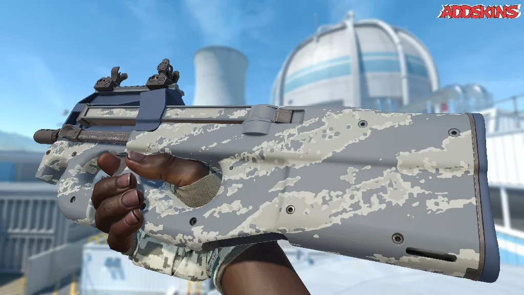P90 | Blue Tac inspecting