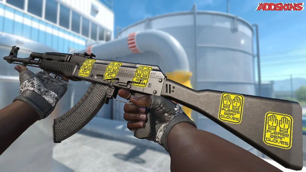 Sticker | Gloves On inspecting