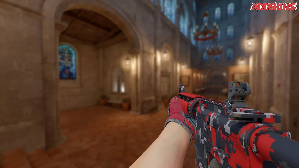 M4A4 | Red DDPAT holding