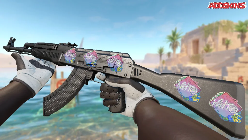 Sticker | nitr0 (Glitter) | Rio 2022 inspecting