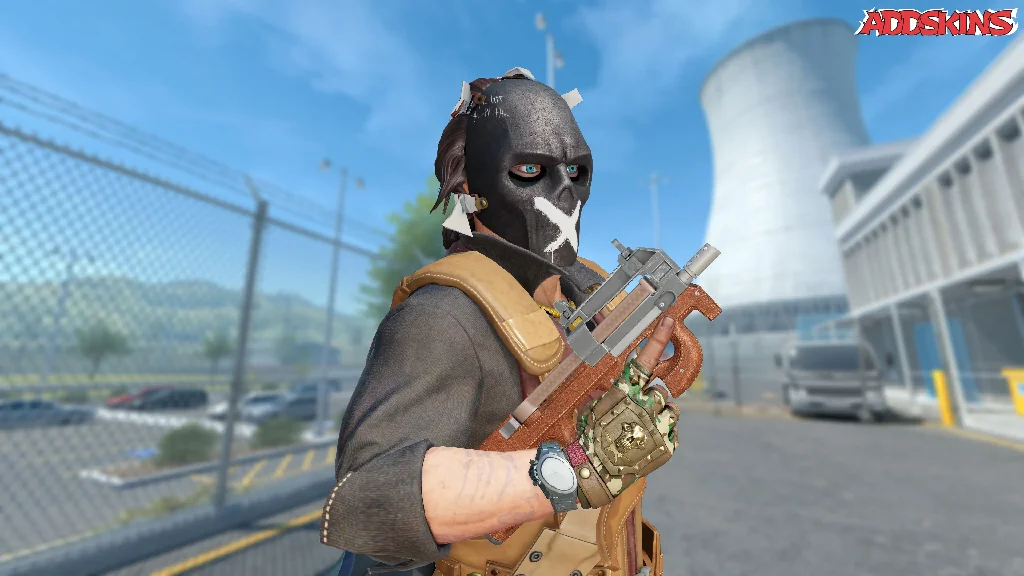 P90 | Leather pose-2