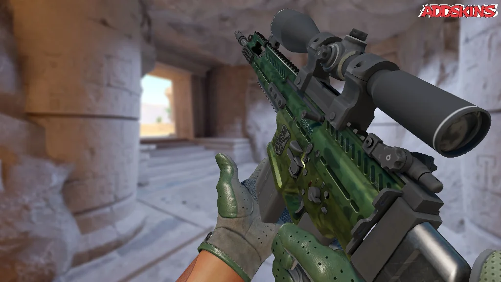 SCAR-20 | Green Marine reloading