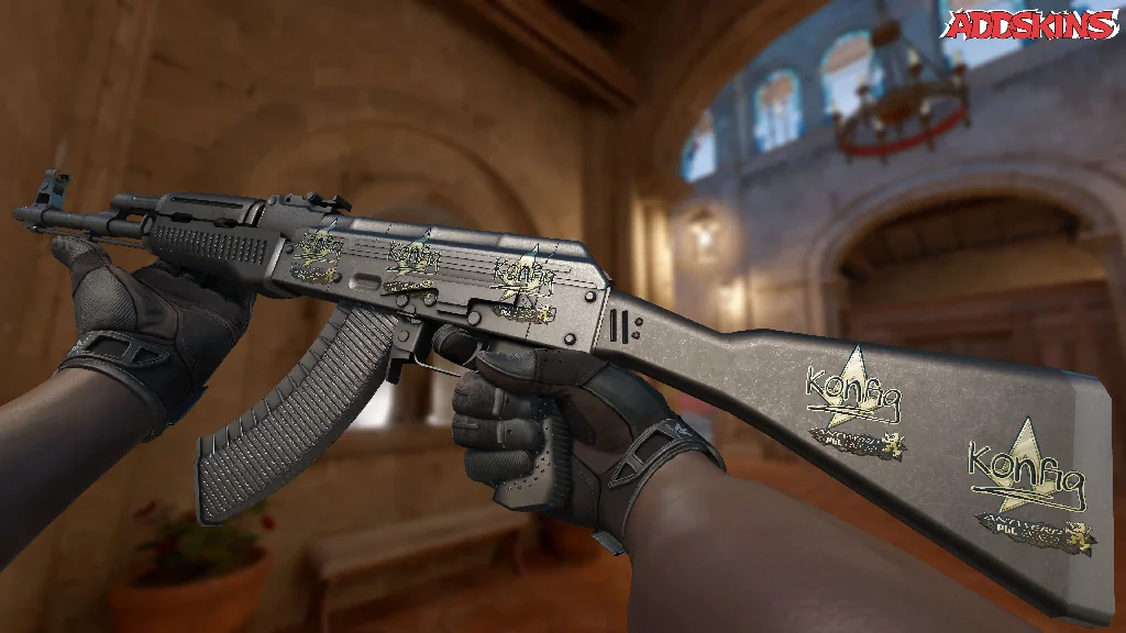 Sticker | k0nfig (Gold) | Antwerp 2022 inspecting