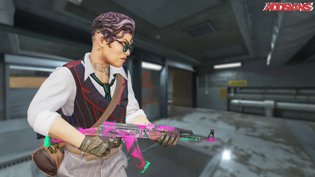 AK-47 | Neon Revolution pose-3
