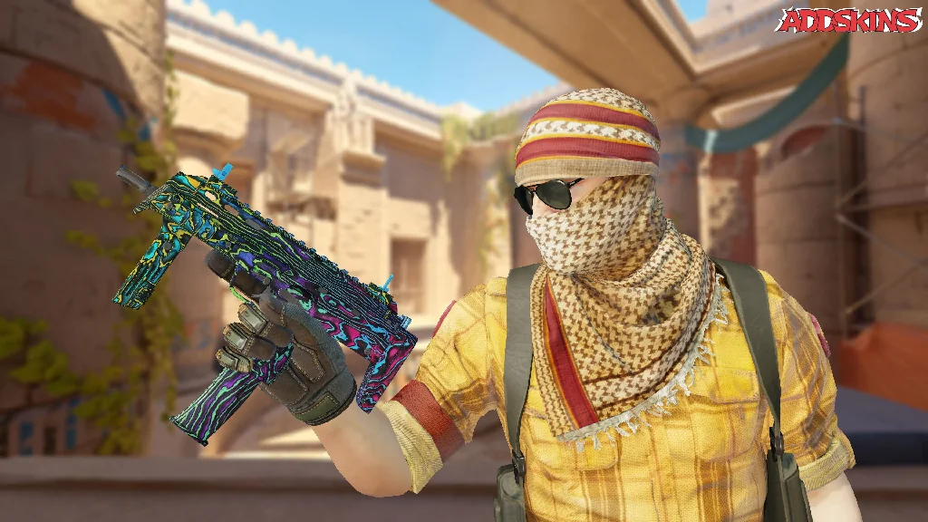 MP7 | Neon Ply pose-2