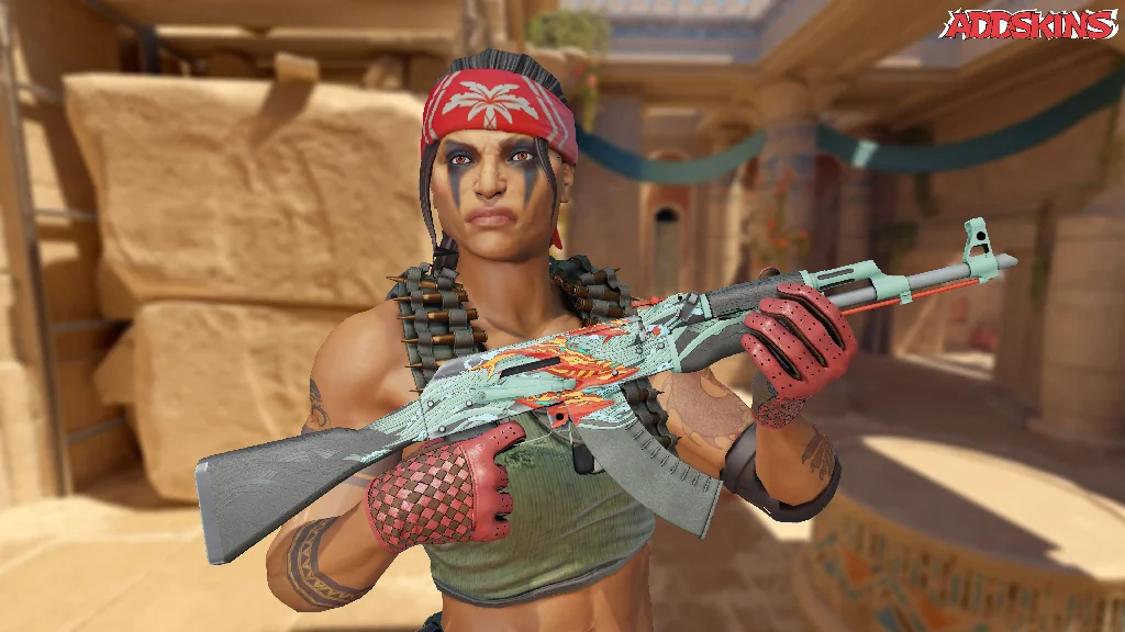 AK-47 | Aquamarine Revenge pose-1