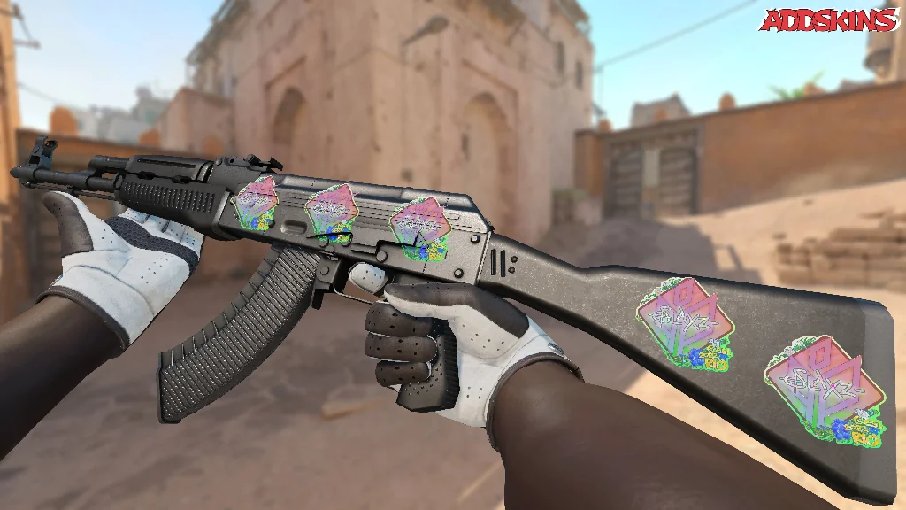 Sticker | slaxz- (Glitter) | Rio 2022 inspecting