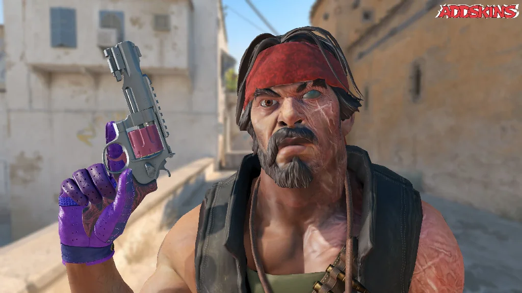 R8 Revolver | Mauve Aside pose-2