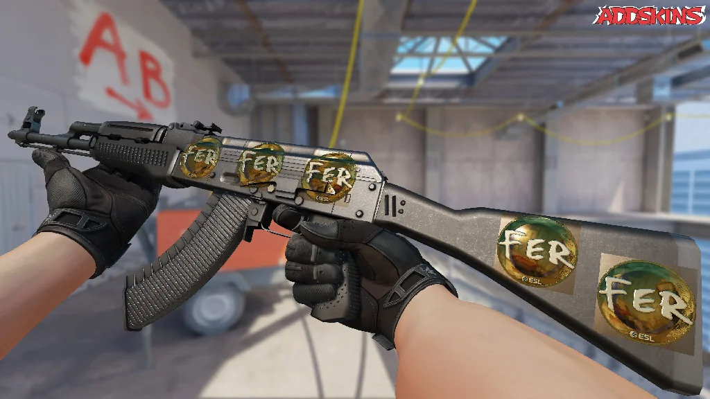 Sticker | fer (Gold) | Katowice 2019 inspecting