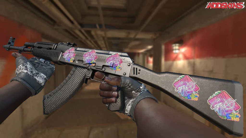 Sticker | gxx- (Glitter) | Rio 2022 inspecting