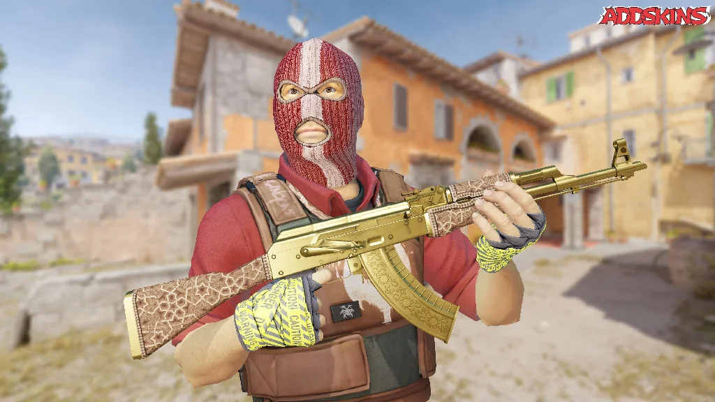 AK-47 | Gold Arabesque pose-1