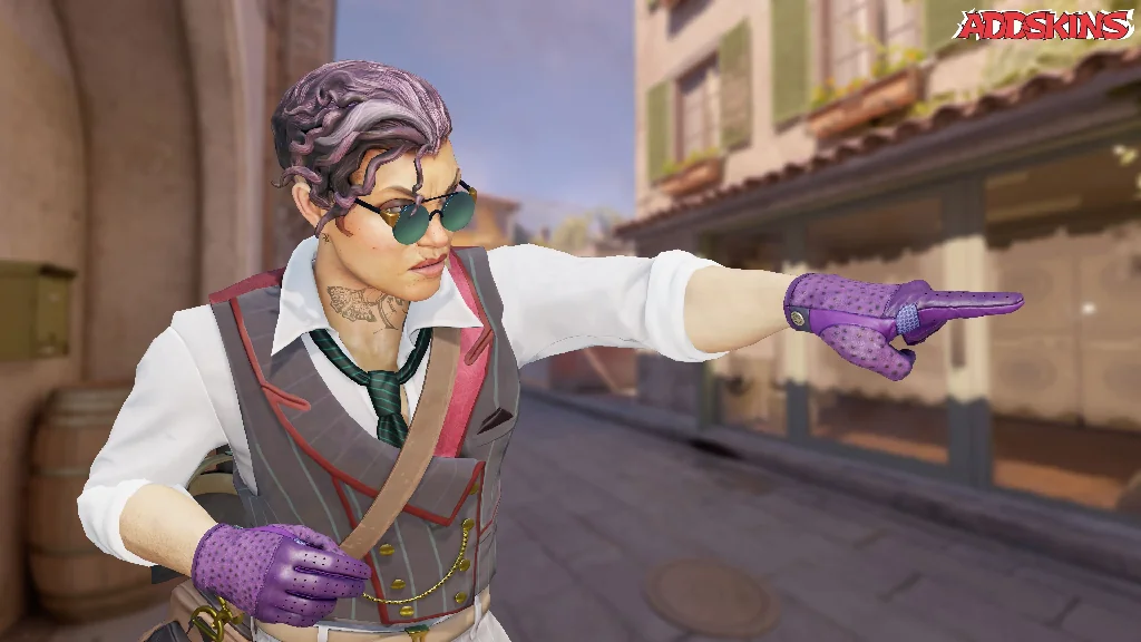 ★ Driver Gloves | Plum Quill pose-2