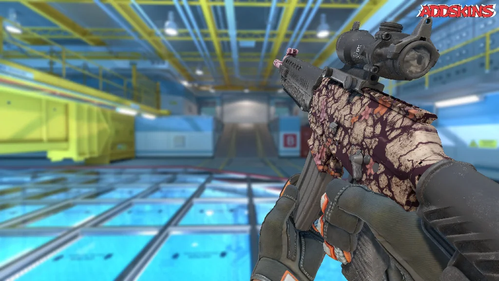 SG 553 | Desert Blossom reloading