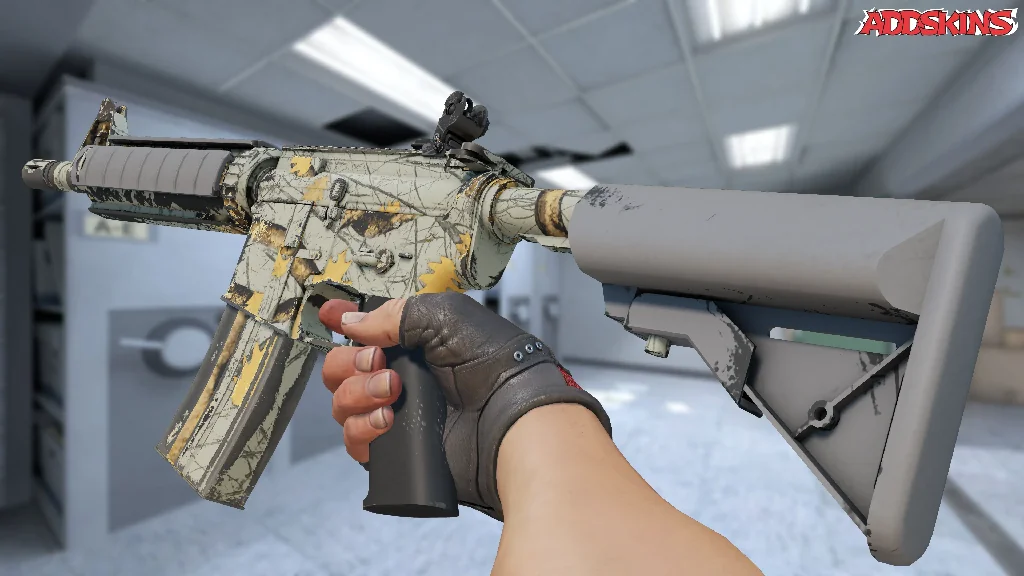 M4A4 | Modern Hunter inspecting