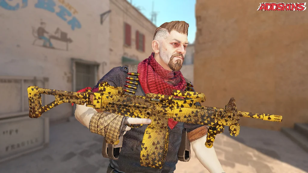 Negev | Nuclear Waste pose-1