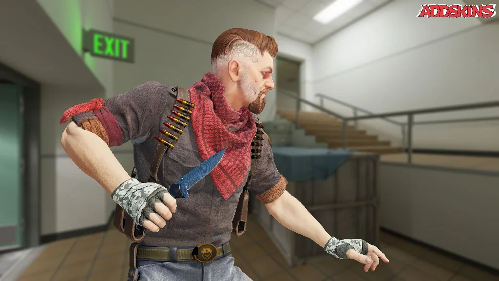★ Nomad Knife | Damascus Steel pose-3