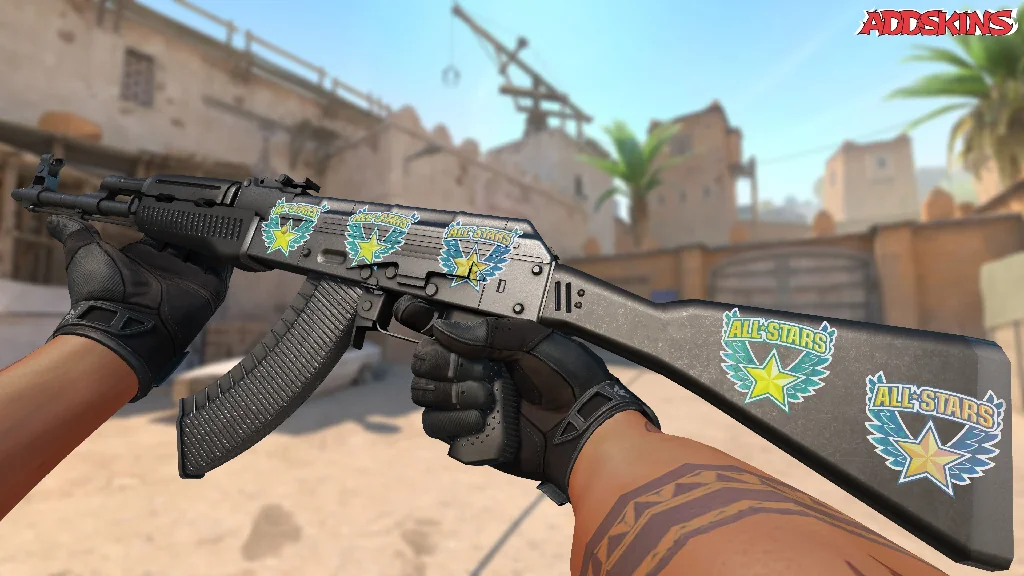 Sticker | All-Stars Orange (Holo) inspecting
