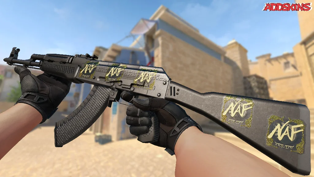 Sticker | NAF (Gold) | Austin 2025 inspecting