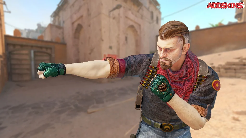 ★ Broken Fang Gloves | Jade pose-3