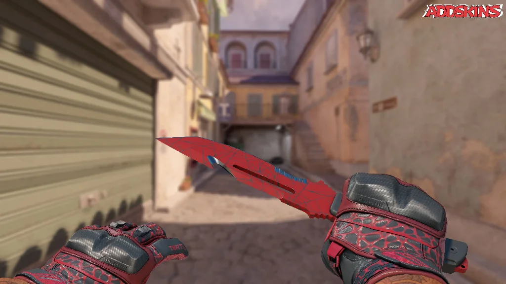 ★ Survival Knife | Crimson Web holding