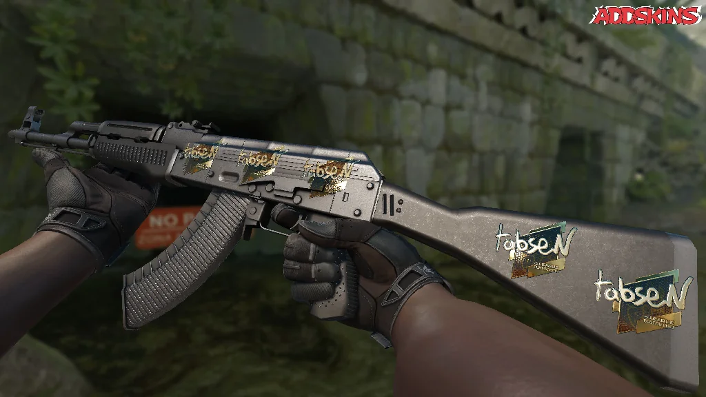 Sticker | tabseN (Gold) | Boston 2018 inspecting