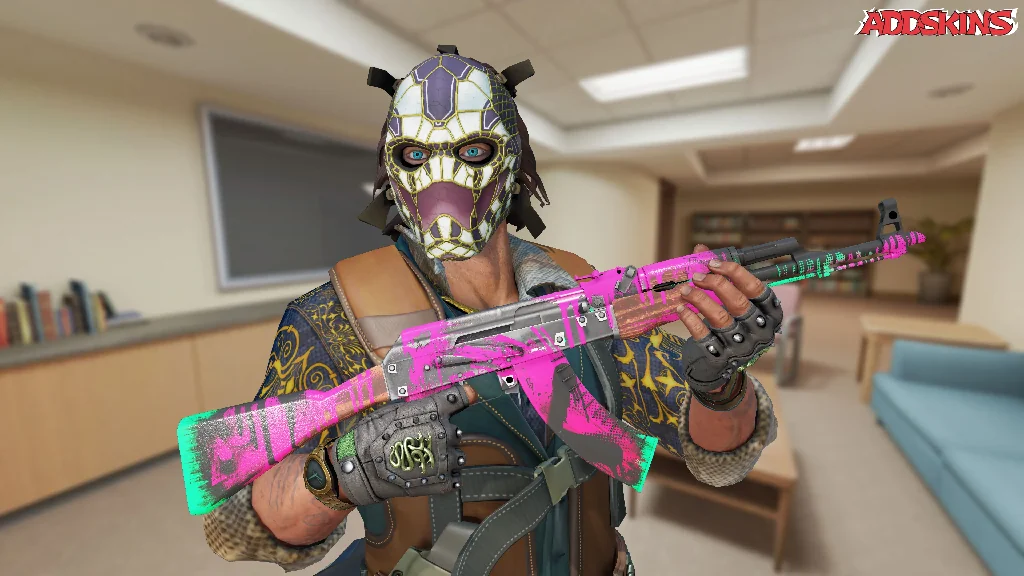 AK-47 | Neon Revolution pose-1