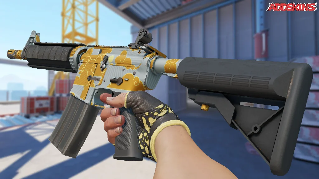 M4A4 | Daybreak inspecting