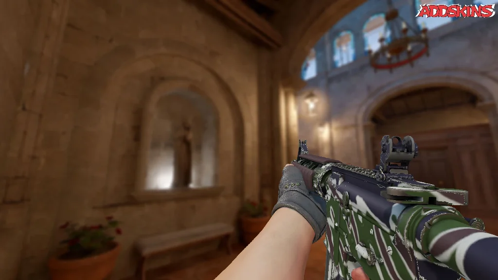 M4A4 | Jungle Tiger holding