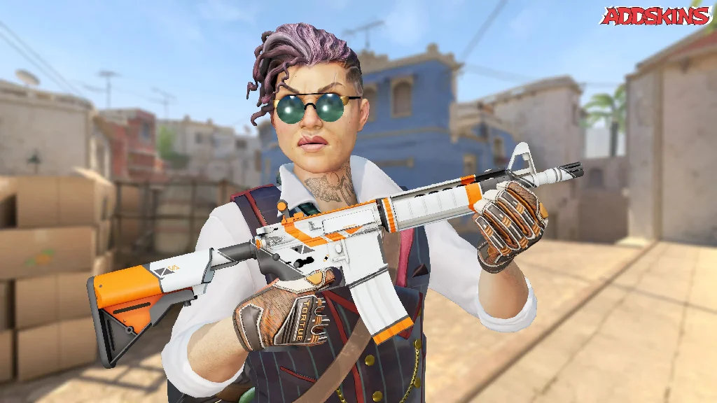 M4A4 | Asiimov pose-1