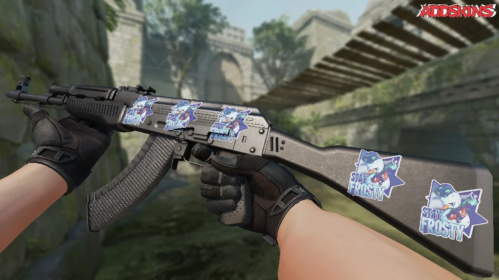 Sticker | Stay Frosty inspecting