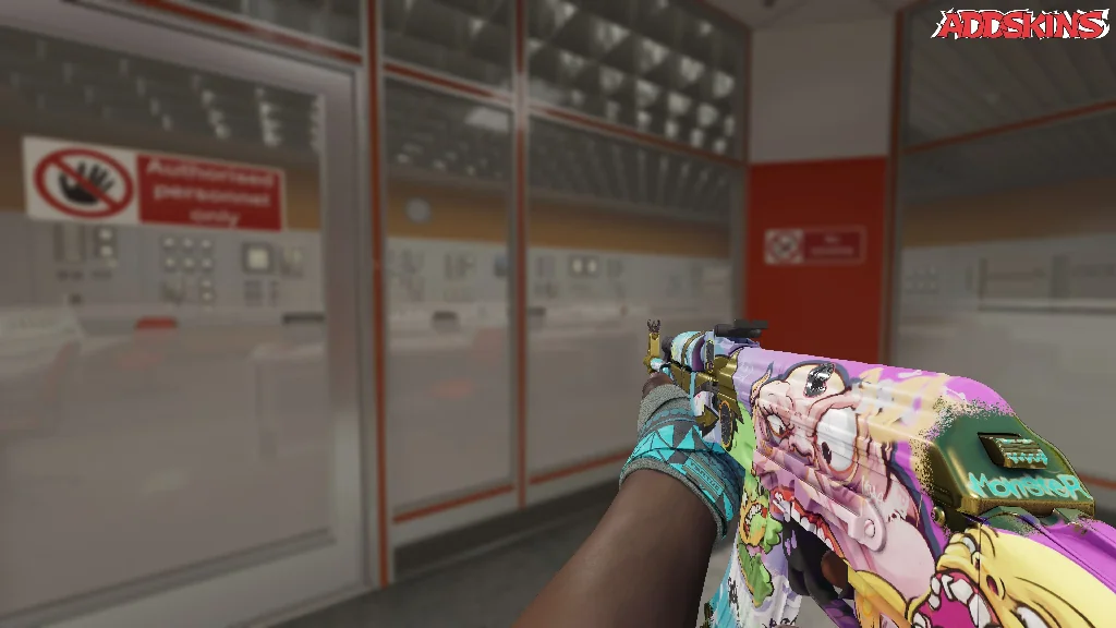 AK-47 | B the Monster holding