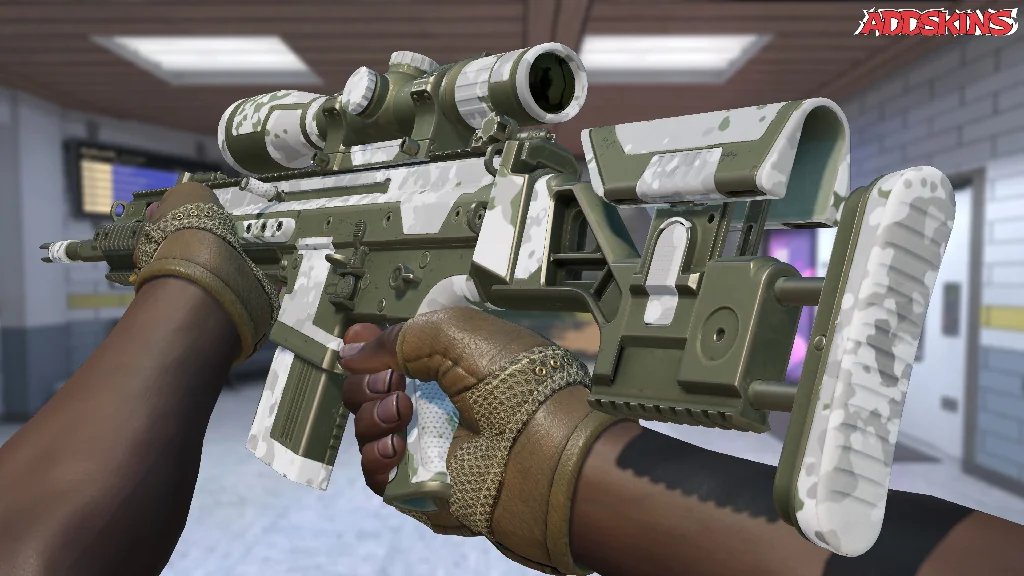 SCAR-20 | Arctic Camo Panels inspecting