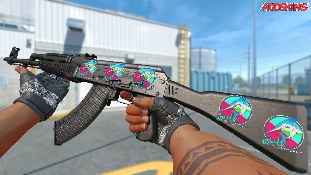 Sticker | Watermelon Stabbyfish inspecting