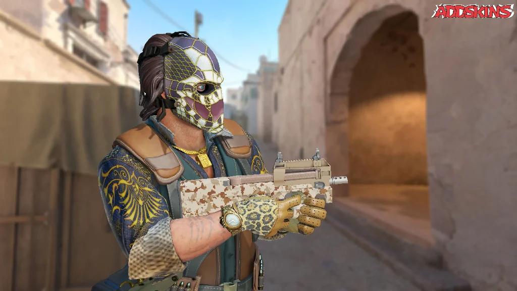 P90 | Desert DDPAT pose-3